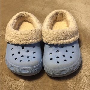 CROCS Kids Lined Slip-Ons